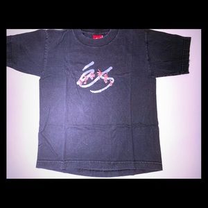 NWOT Vintage Es Logo Skateboarding Tee Black Small